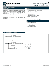 datasheet for EZ5Z3-S3.TR by Semtech Corporation
