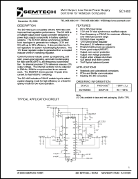 datasheet for SC1402ISS.TR by Semtech Corporation