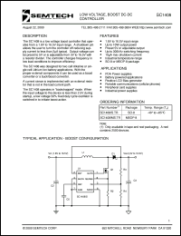 datasheet for SC1408IS.TR by Semtech Corporation