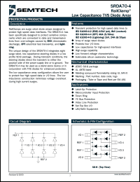 datasheet for SRDA70-4TE by Semtech Corporation