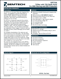 datasheet for STF701TG by Semtech Corporation