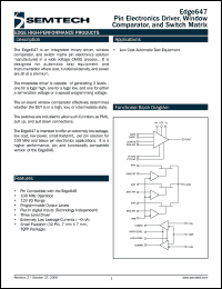 datasheet for E647ATF by Semtech Corporation