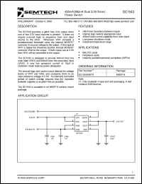 datasheet for SC1543IMSTR by Semtech Corporation