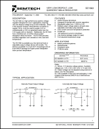 datasheet for SC1563IMS-3.3TR by Semtech Corporation