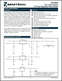 datasheet for SC1566IT-2.5. by Semtech Corporation