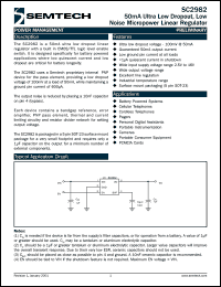 datasheet for SC2982CSK-5.0.TR by Semtech Corporation