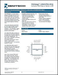 datasheet for UR6HCSPS2-SP40-FG by Semtech Corporation