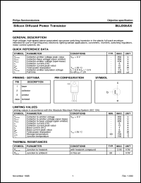 datasheet for BUJ205AX by Philips Semiconductors