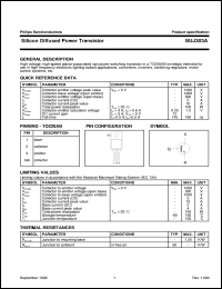 datasheet for BUJ303A by Philips Semiconductors