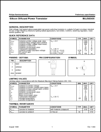 datasheet for BUJ303AX by Philips Semiconductors