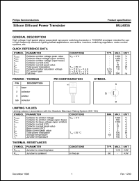 datasheet for BUJ403A by Philips Semiconductors
