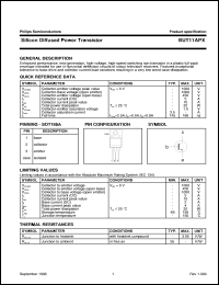 datasheet for BUT11APX by Philips Semiconductors
