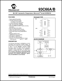 datasheet for 93C66B-E/P by Microchip Technology, Inc.