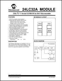 datasheet for 24LC32A-/MT by Microchip Technology, Inc.