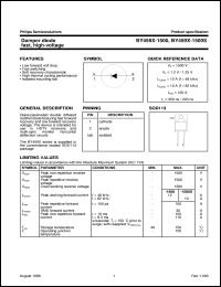 datasheet for BY459X-1500 by Philips Semiconductors