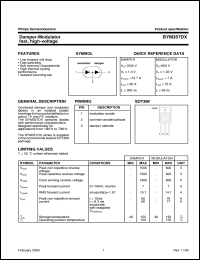 datasheet for BYM357DX by Philips Semiconductors