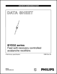 datasheet for BYD32G by Philips Semiconductors