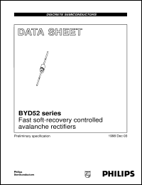 datasheet for BYD52D by Philips Semiconductors