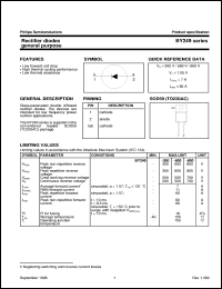 datasheet for BY249series by Philips Semiconductors