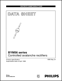 datasheet for BYM56A by Philips Semiconductors