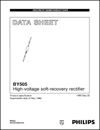 datasheet for BY505 by Philips Semiconductors