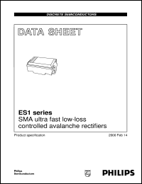 datasheet for ES1series by Philips Semiconductors