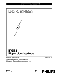datasheet for BYD63 by Philips Semiconductors