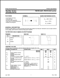 datasheet for PBYR1035X by Philips Semiconductors