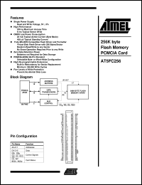 datasheet for AT5FC256-20 by ATMEL Corporation