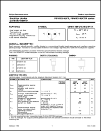 datasheet for PBYR2535CT by Philips Semiconductors