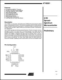 datasheet for AT48801-16QI by ATMEL Corporation