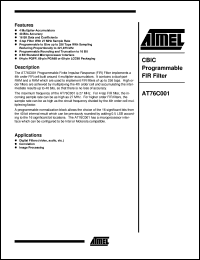 datasheet for AT76C001 by ATMEL Corporation