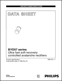 datasheet for BYD57D by Philips Semiconductors