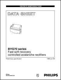 datasheet for BYG70D by Philips Semiconductors
