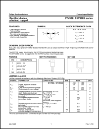 datasheet for BYV32E-100 by Philips Semiconductors