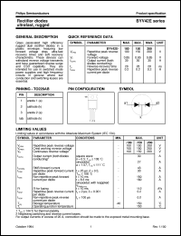 datasheet for BYV42E-100 by Philips Semiconductors