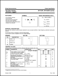 datasheet for BYV42EX-100 by Philips Semiconductors