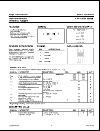 datasheet for BYV72EW-100 by Philips Semiconductors