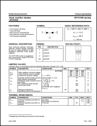 datasheet for BYV74W-300 by Philips Semiconductors