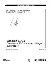 datasheet for BZA800A-series by Philips Semiconductors