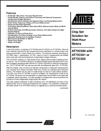 datasheet for AT73C500 by ATMEL Corporation