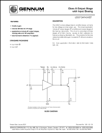 datasheet for LE507 by Gennum Corporation