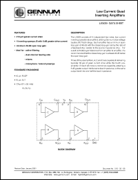 datasheet for LX509 by Gennum Corporation