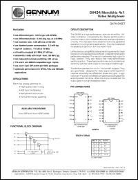 datasheet for GX434--CDB by Gennum Corporation
