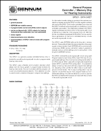datasheet for GP521 by Gennum Corporation
