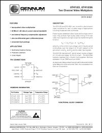 datasheet for GT4123ACKA by Gennum Corporation