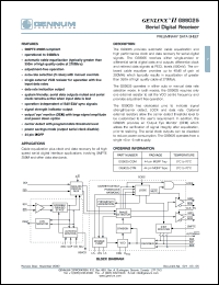 datasheet for GS9025-CTM by Gennum Corporation