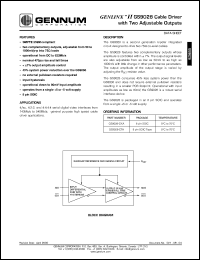 datasheet for GS9028-CKA by Gennum Corporation
