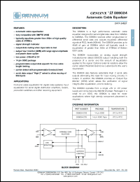 datasheet for GS9024-CTB by Gennum Corporation