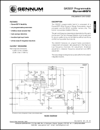 datasheet for GA3201 by Gennum Corporation